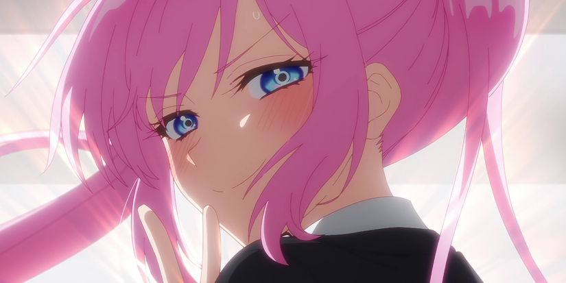 Shikimori's Not Just a Cutie victory sign