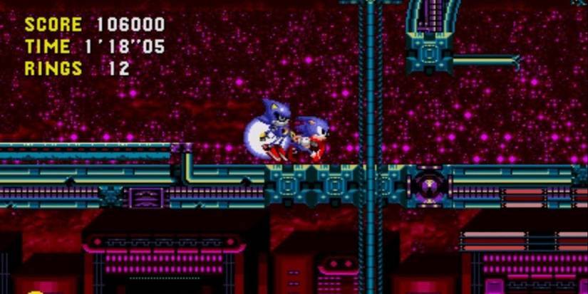 Sonic CD Metal Sonic Race