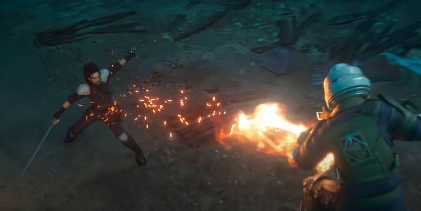 Sorcerer aiming a spell