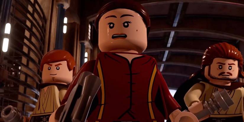 Padme, Obi-Wan And Qui-Gon In Lego Star Wars: The Skywalker Saga