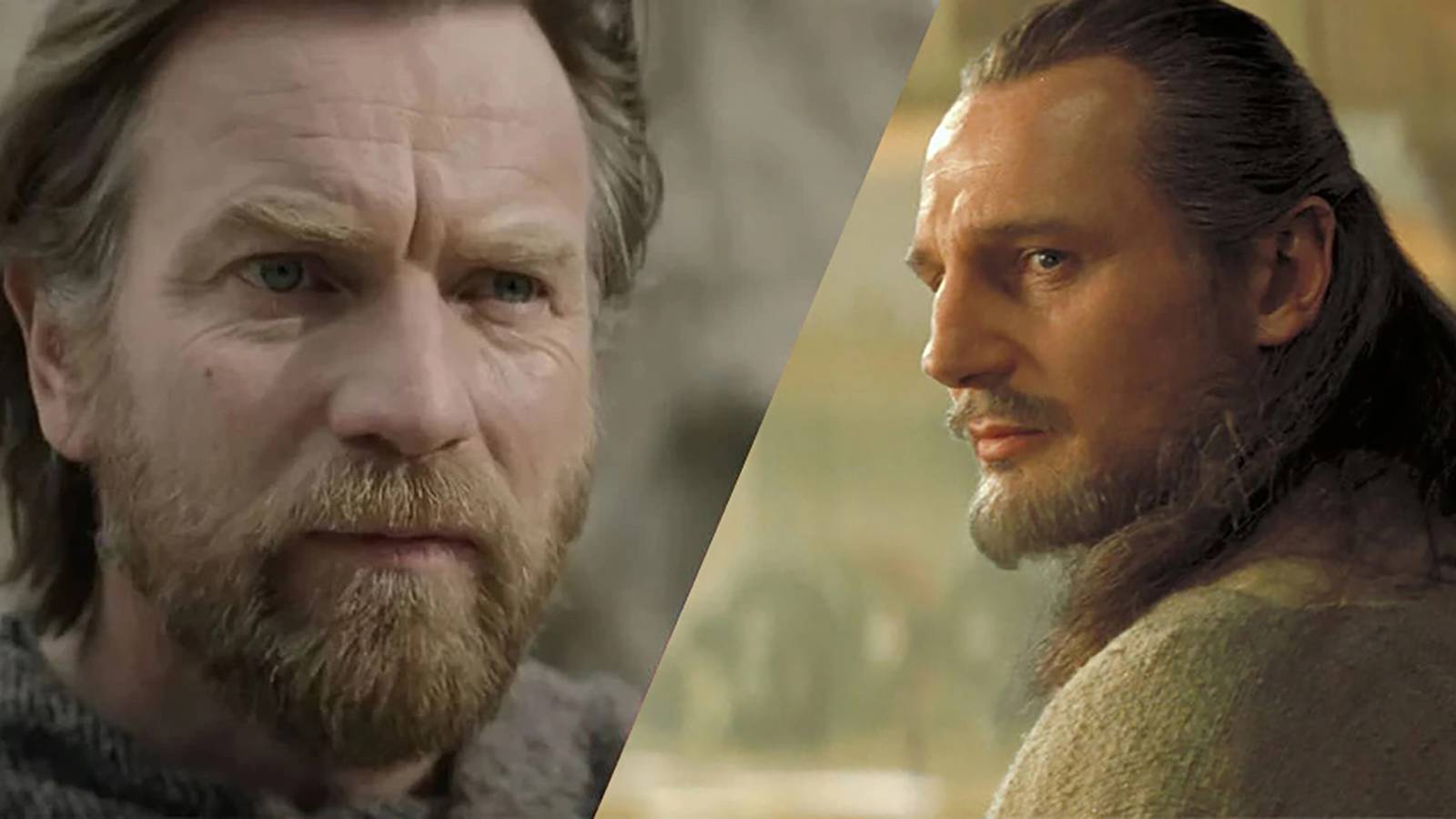 Star Wars Liam Neeson Qui-Gon Jinn Obi-Wan Kenobi
