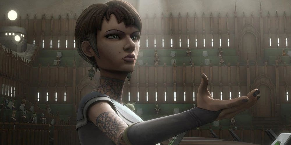 Star Wars The Clone Wars Mina Bonteri Heroes on Both Sides Cropped