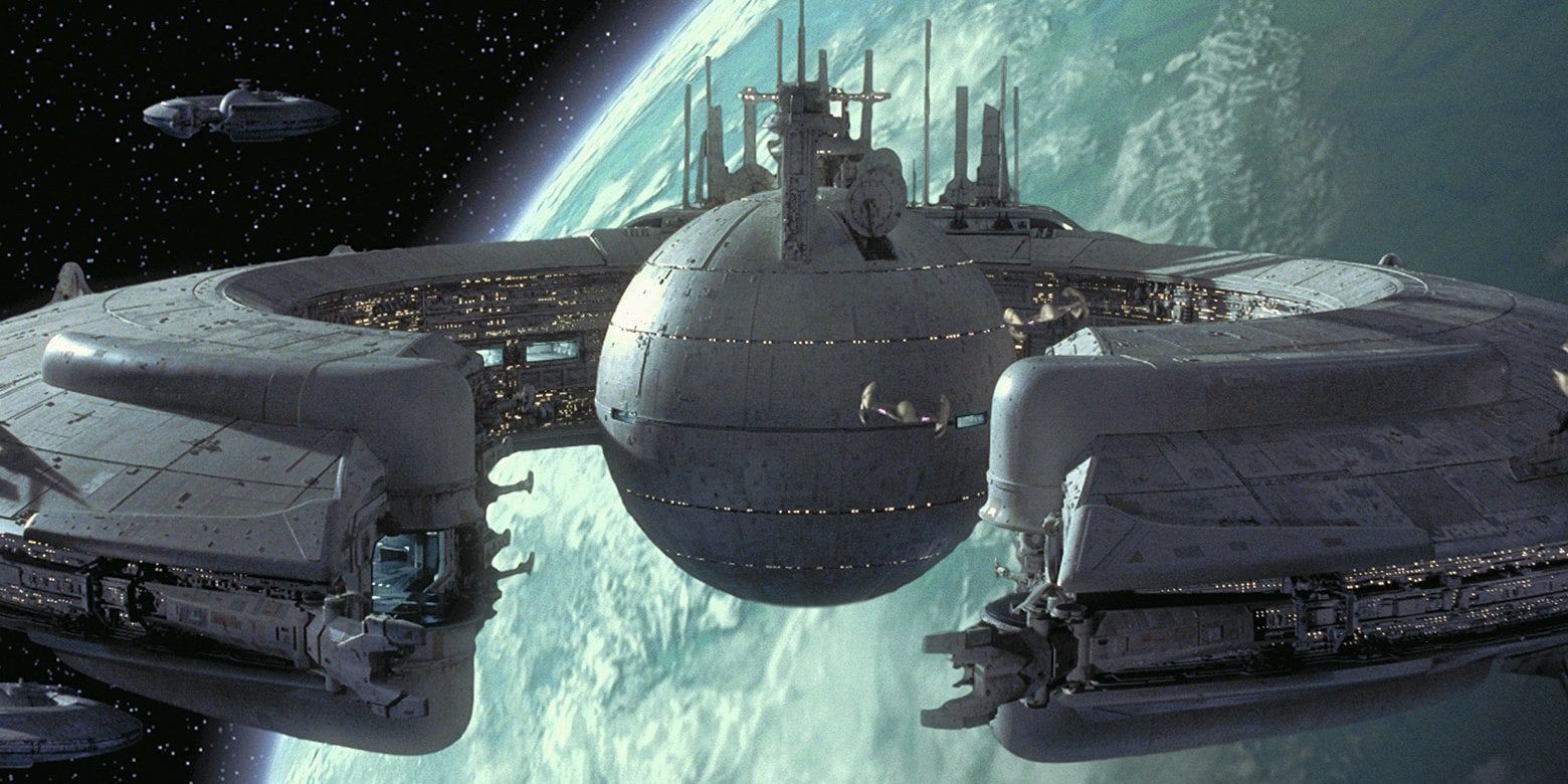 Star Wars The Phantom Menace Lucrehulk-class LH-3210 cargo freighter Droid Control Ship