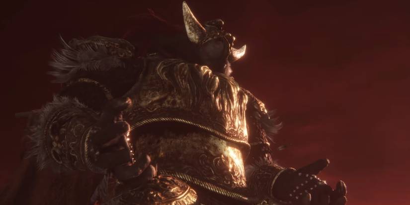 Starscourge Radahn Roaring In A Cutscene 