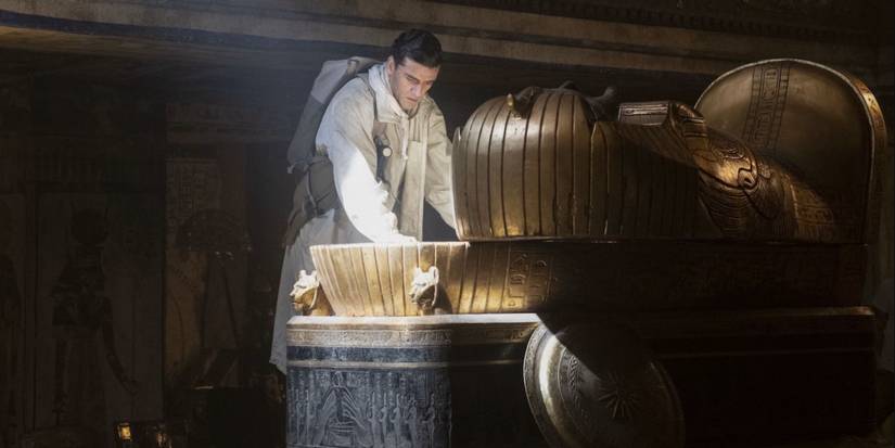 Steven at the lost tomb in Moon Knight