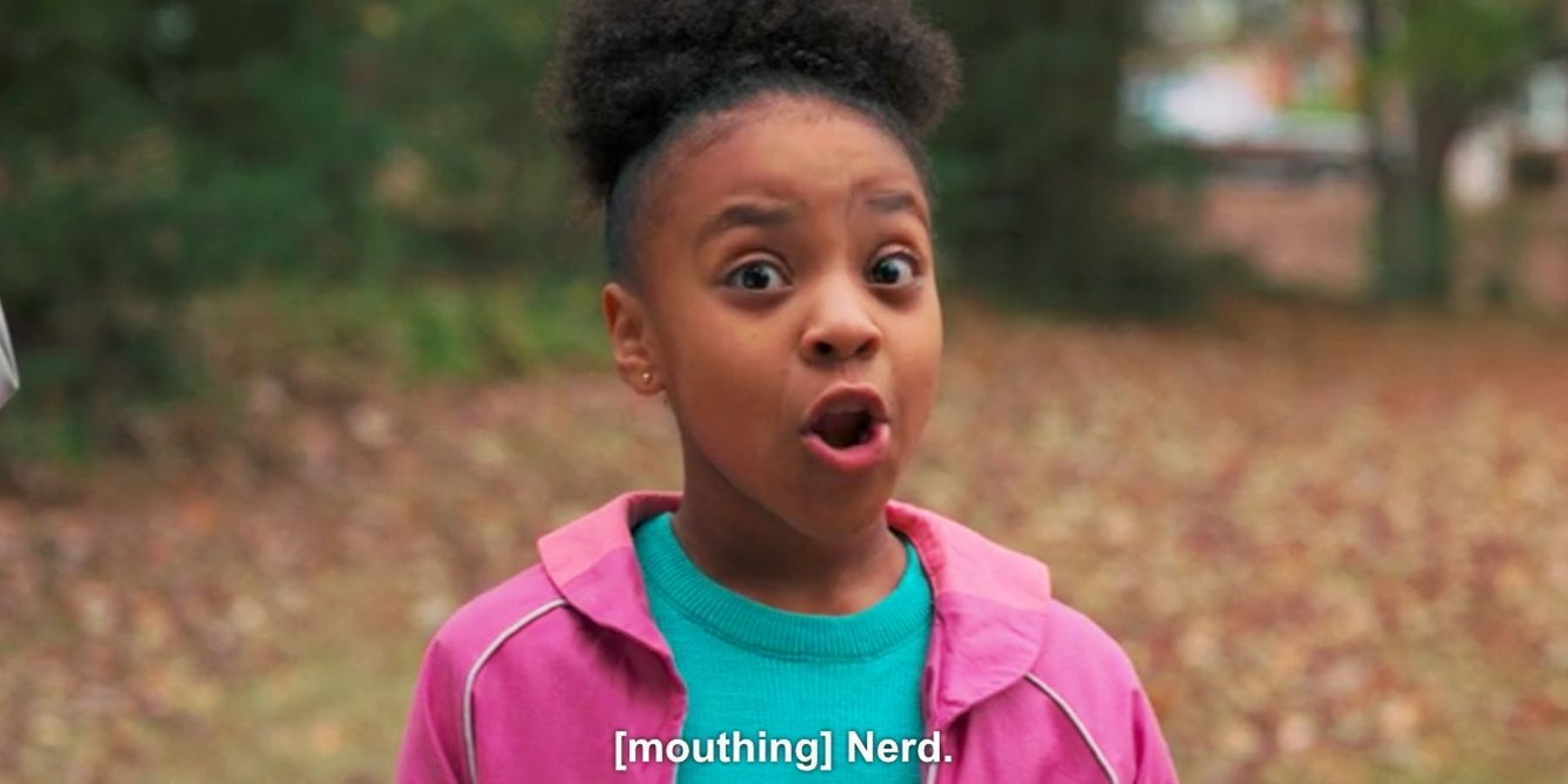 Priah Ferguson as Erica talking about nerds in Stranger Things