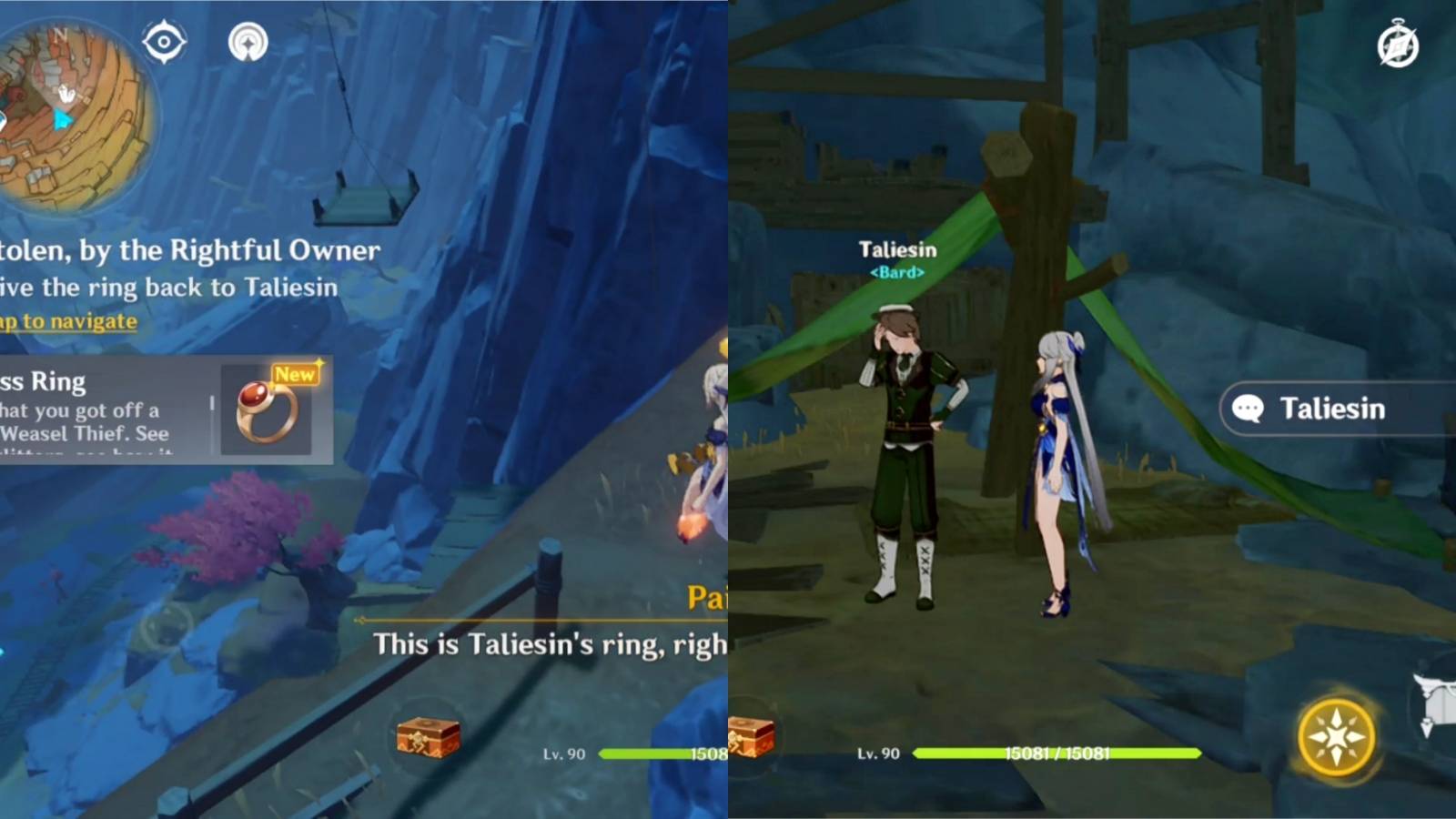 Taliesin's brass ring in genshin impact