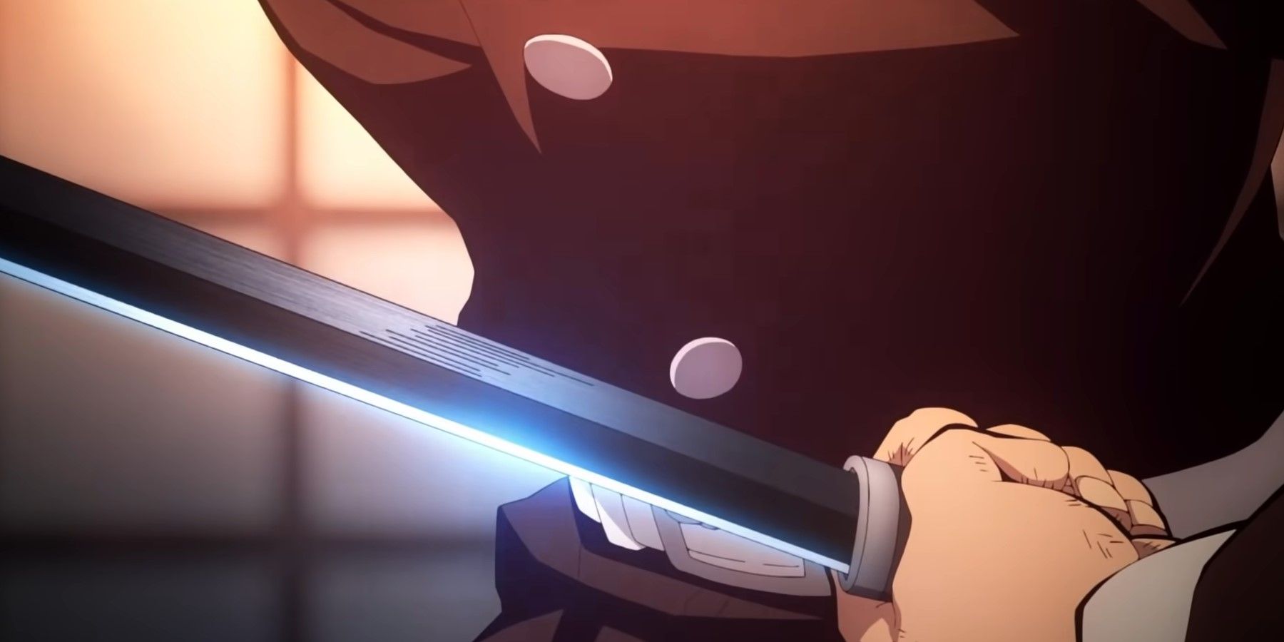 Hand Forged Anime Katana Demon Slayer Tomioka Giyuu Nichirin Sword 109–  COOLKATANA