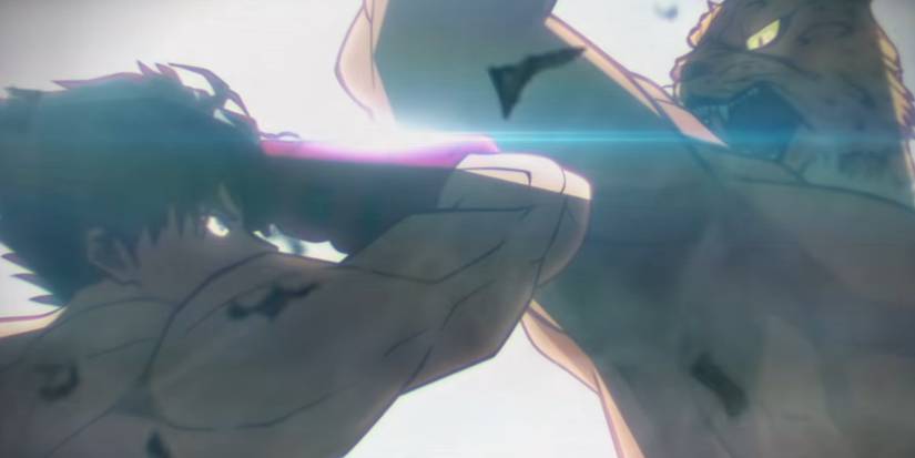 Tekken Jin fighting against King