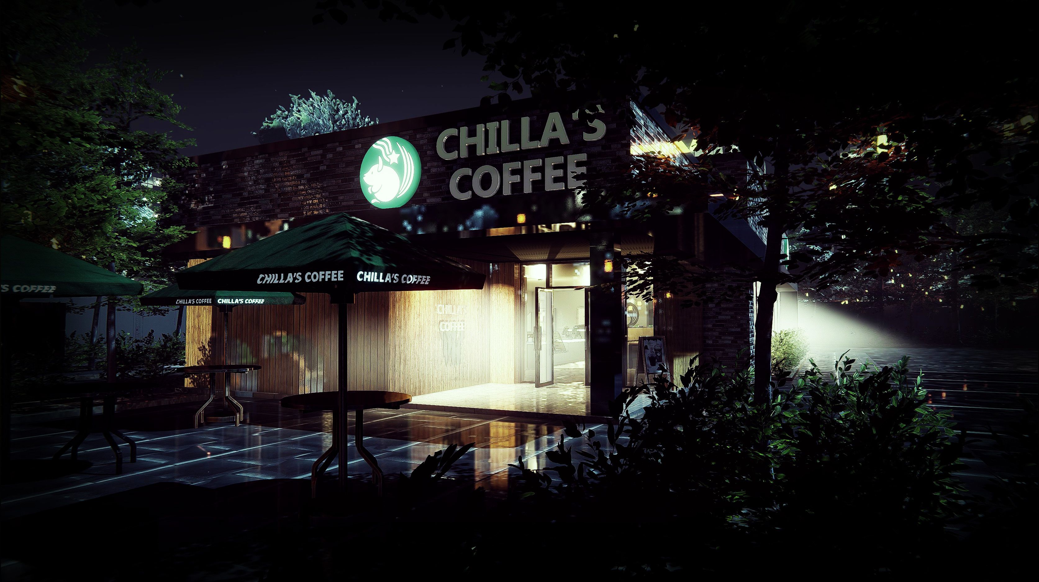 The Closing Shift Chilla's Coffee Shop Exterior