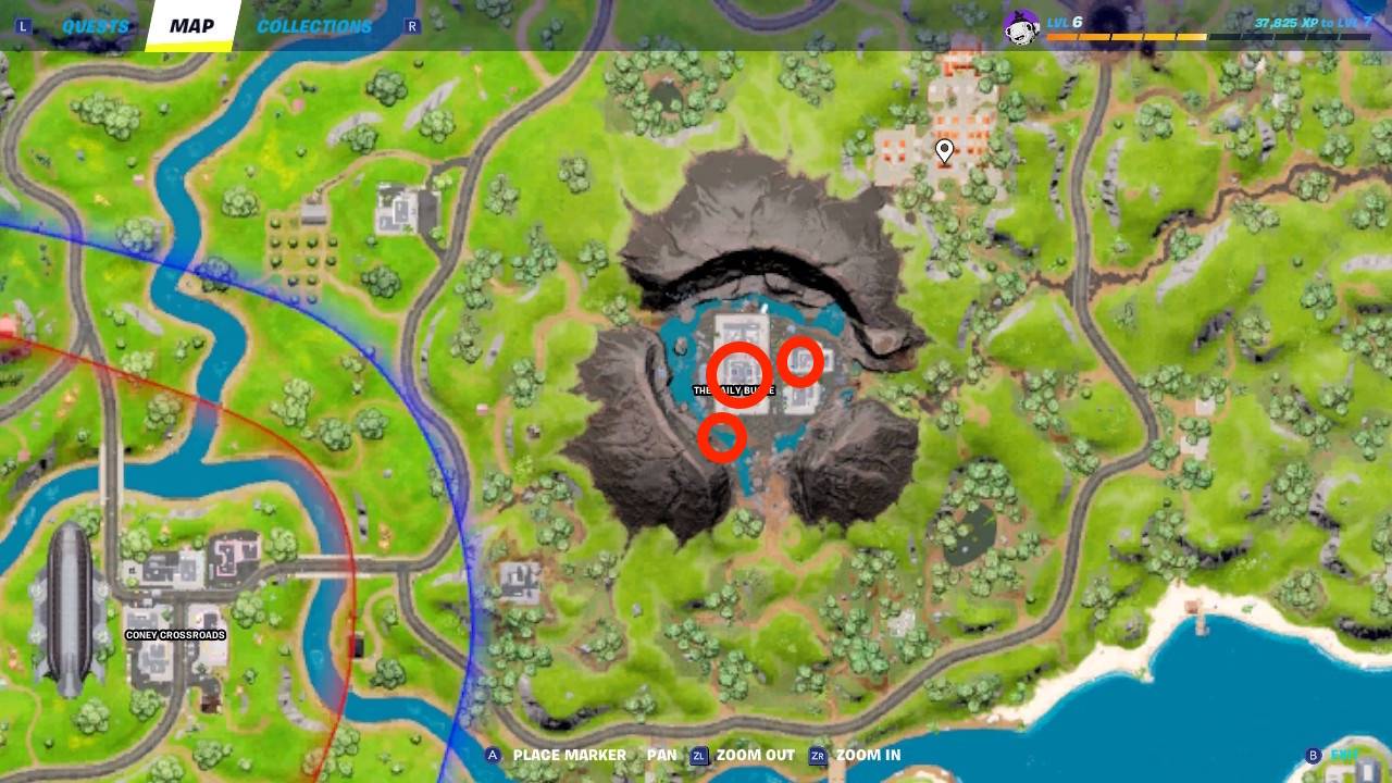Fortnite: Where to Find All Omni Chips at The Daily Bugle (Week 4)