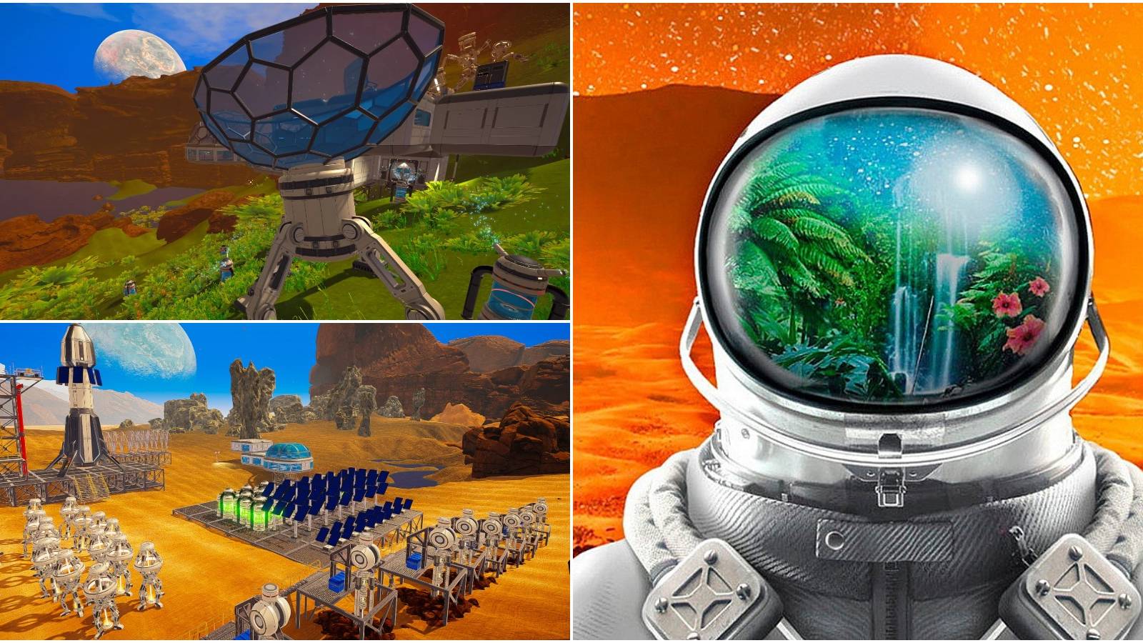 The Planet Crafter Split Image Best Base Locations