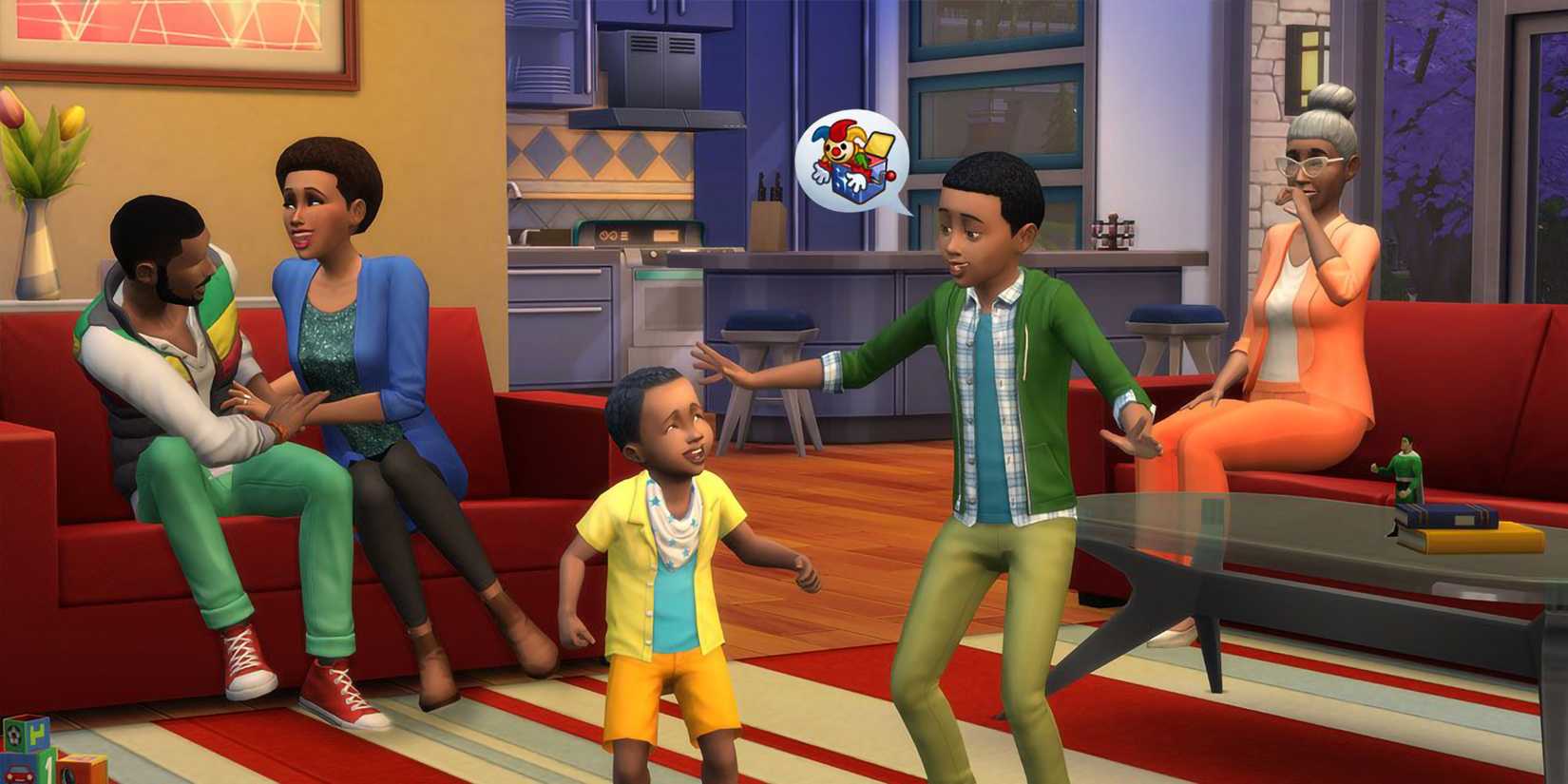 SIMS -4 amount of kids and grandchildren -1
