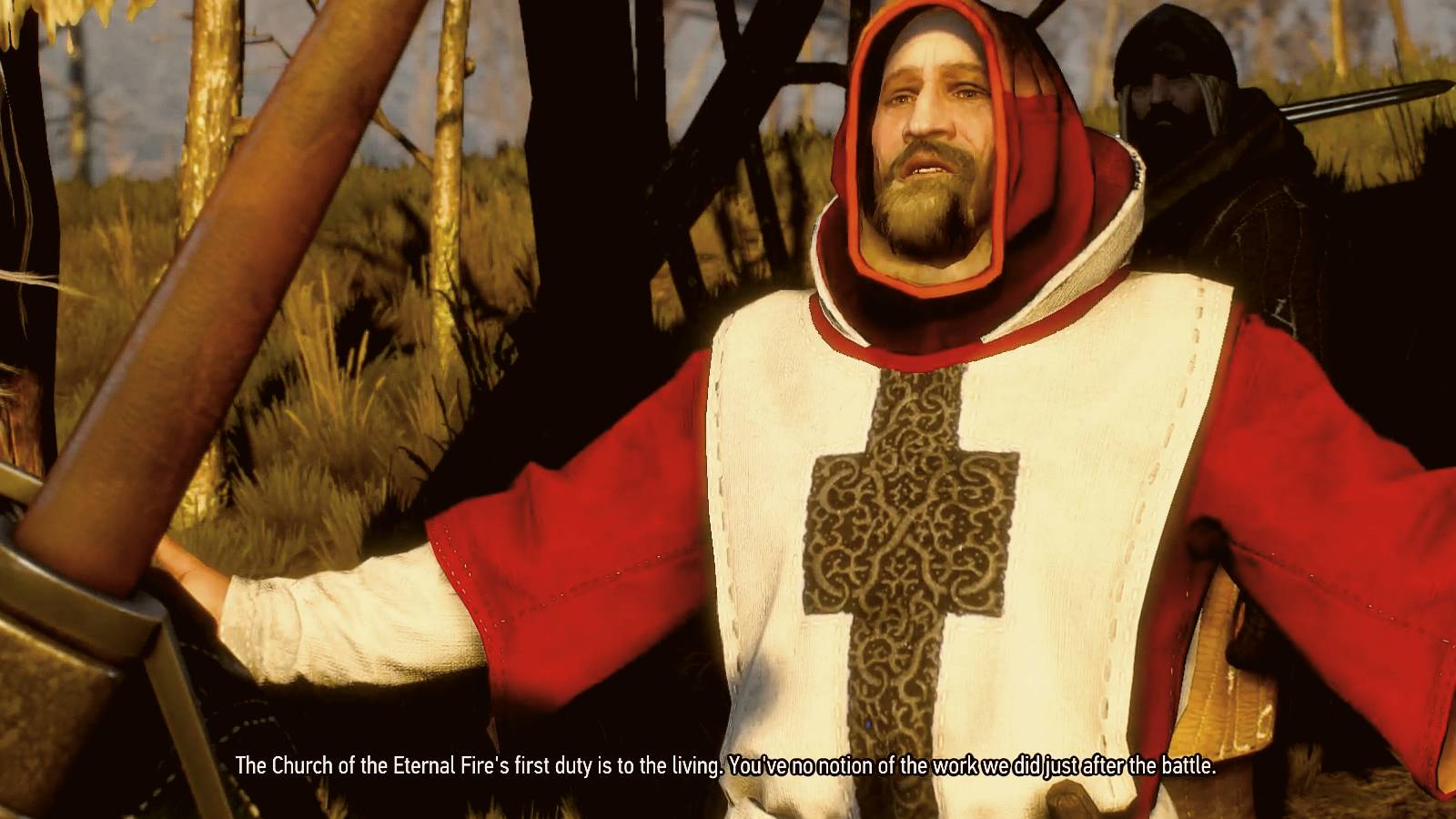 The Witcher 3 Funeral Pyres Priest Eternal Fire