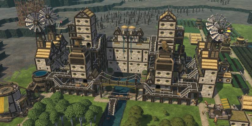 Timberborn - A very large fortress