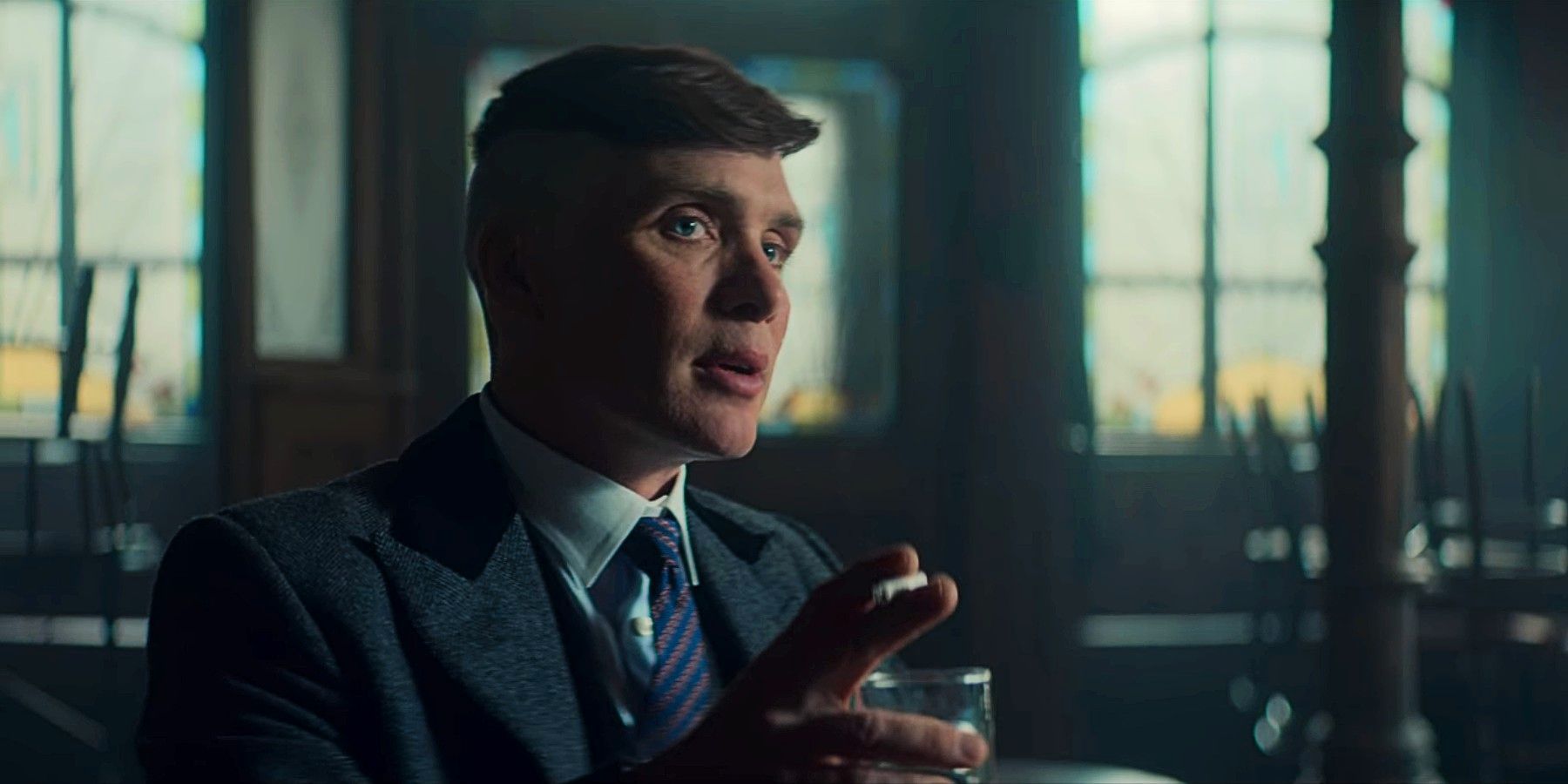 Tommy Shelby, the leader of the Peaky Blinders