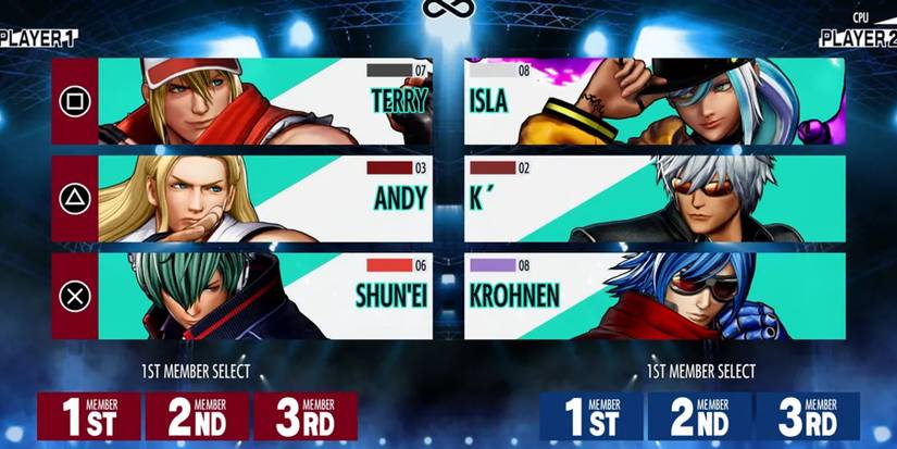 Two trio teams in KOF15
