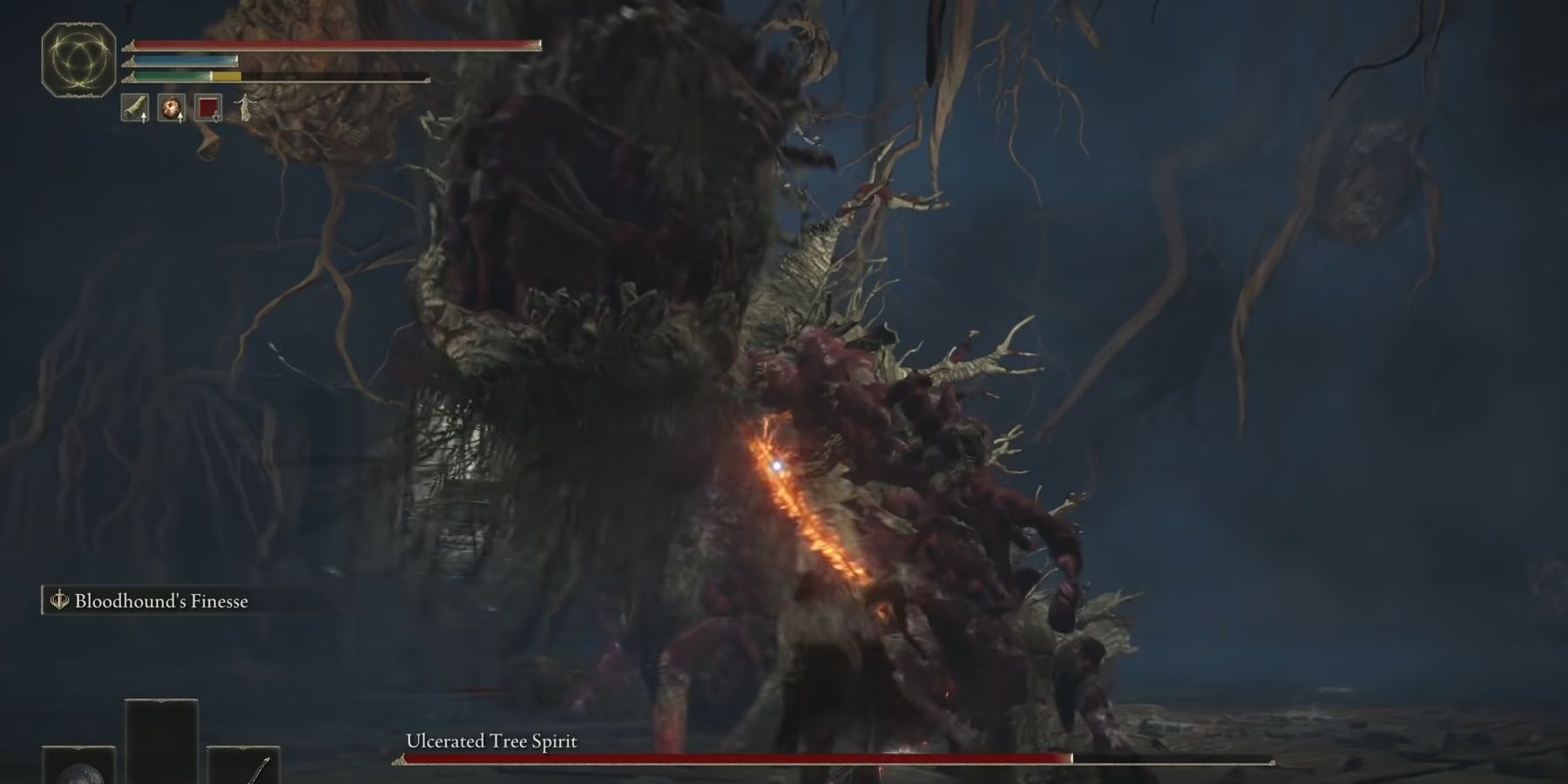 Ulcerated Tree Spirit Boss Battle 