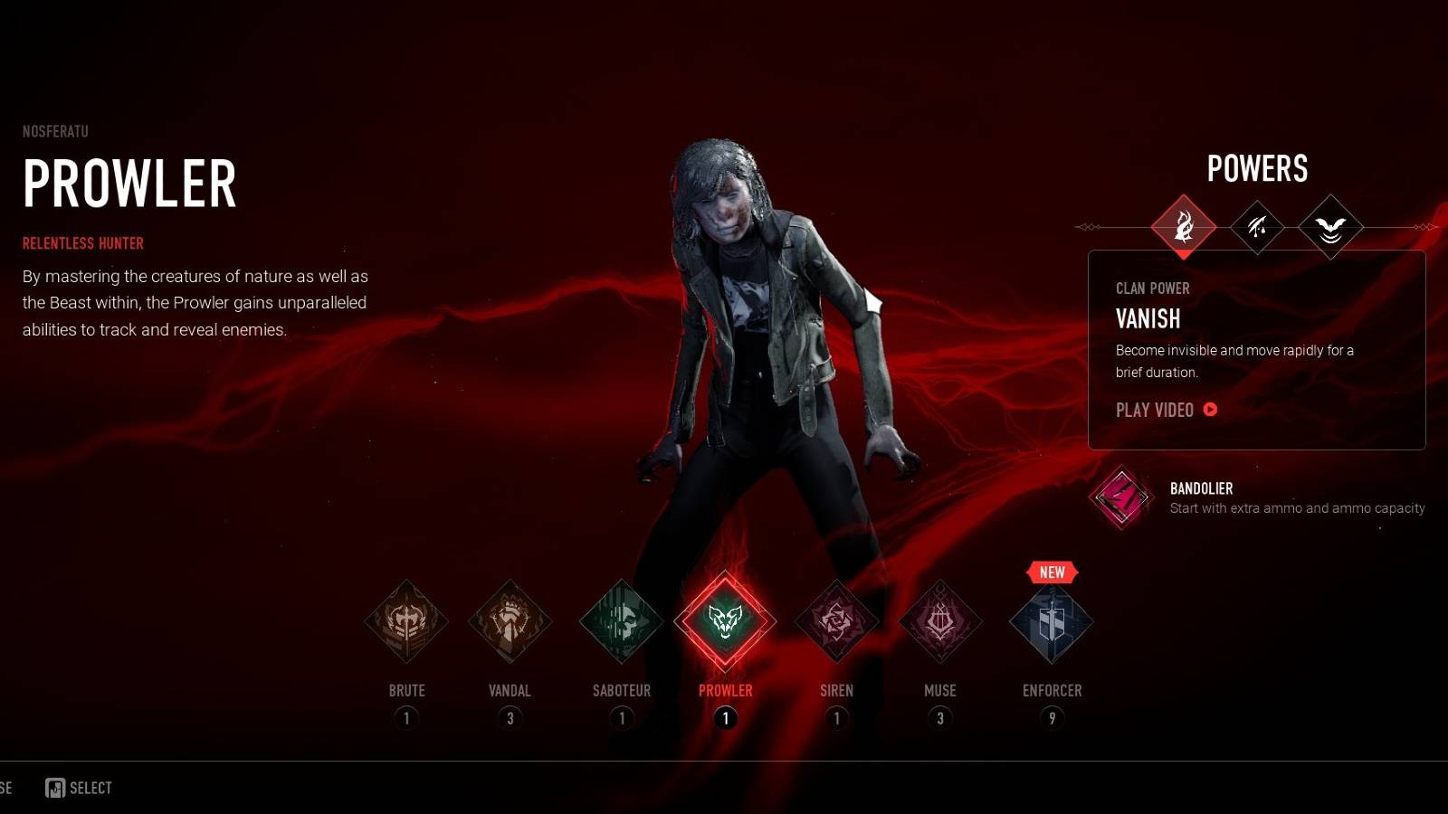 Vampire the Masquerade Bloodhunt_Nosferatu Prowler