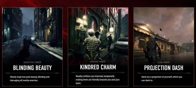 Vampire the Masquerade Bloodhunt_Toreador Siren_Powers