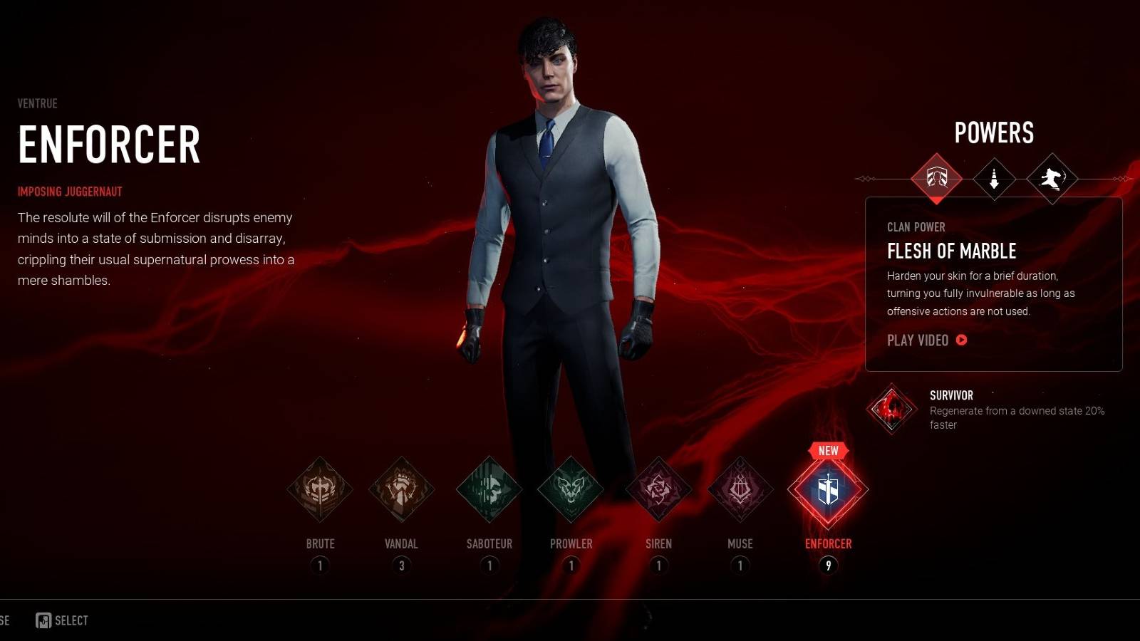 Vampire the Masquerade Bloodhunt_Ventrue Enforcer