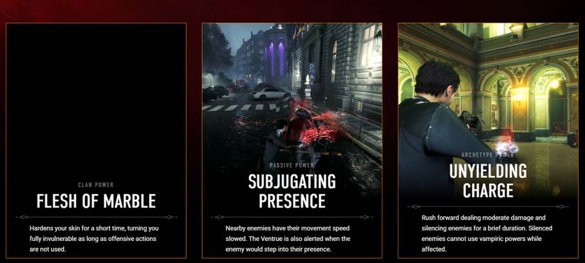 Vampire the Masquerade Bloodhunt_Ventrue Enforcer_Powers