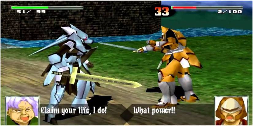 Halak destroying a Bandit in a mech