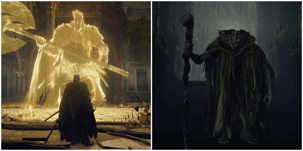 Split image of Spectral Godfrey and Morgott.