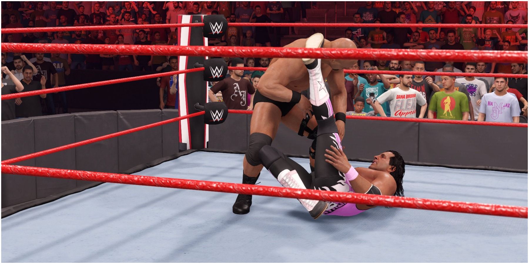 WWE 2K22 Брет использует контратаку быстрого побега