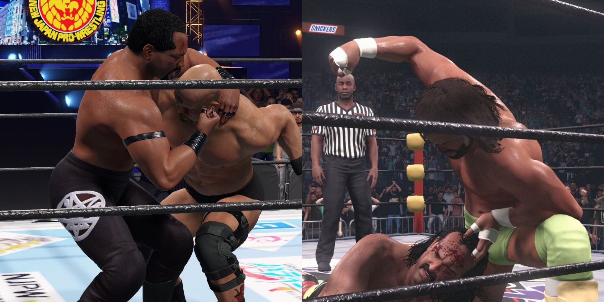 WWE 2K22 Симмонс против Остина - Дикарь против Снейка