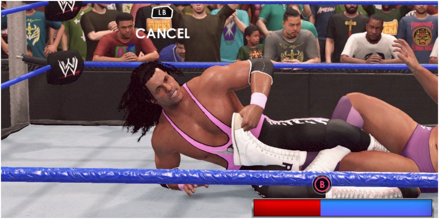 WWE 2K22 cancel submission prompt