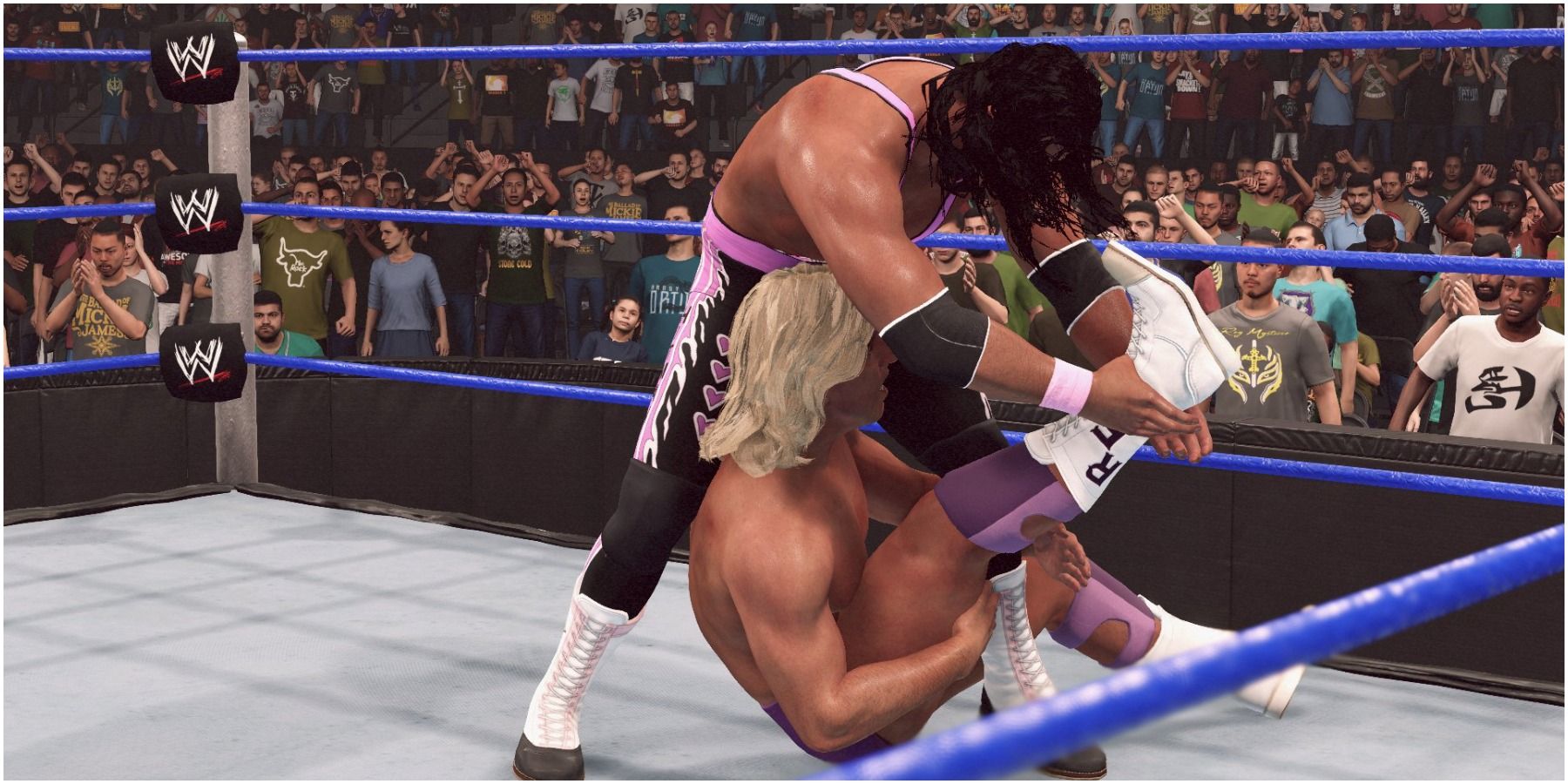 WWE 2K22 upper body submission