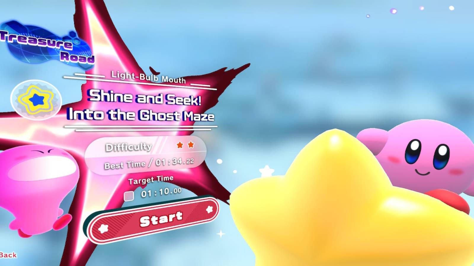 kirby and the forgotten land treasure road