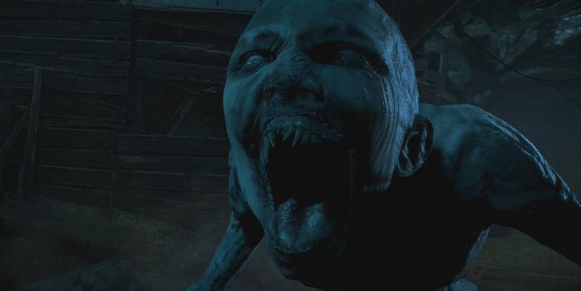 Hannah as a Wendigo in Until Dawn