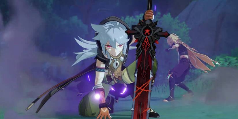 Wolf gravestone in Genshin Impact