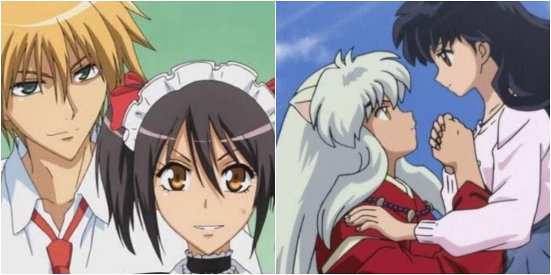 Maid Sama akumi Usui And Misaki Ayuzawa Inuyasha anime Inuyasha and Kagome Higurashi