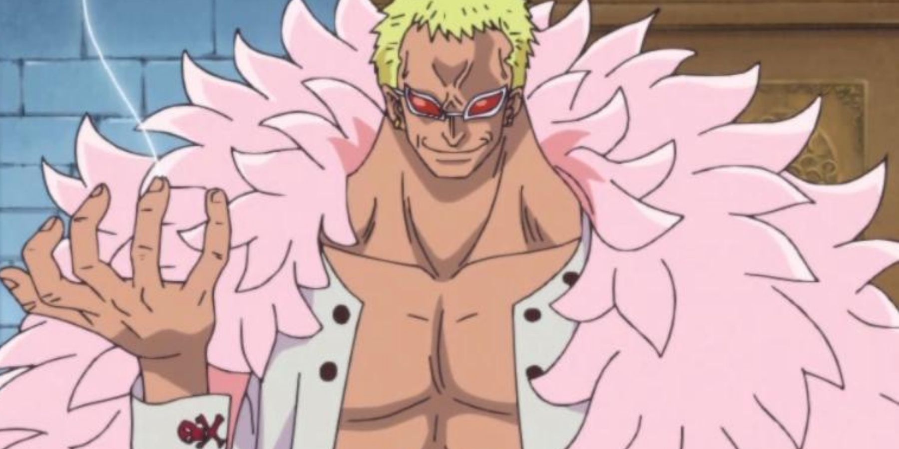 Donquixote Doflamingo Producing String From His Finger In One Piece