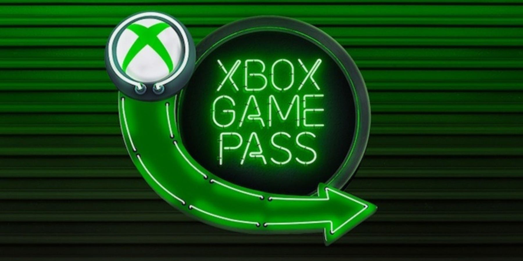 Xbox Game Pass neon graphic