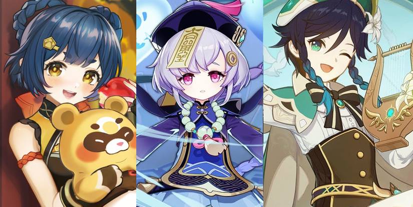 Genshin Impact Xingqiu Qiqi Venti