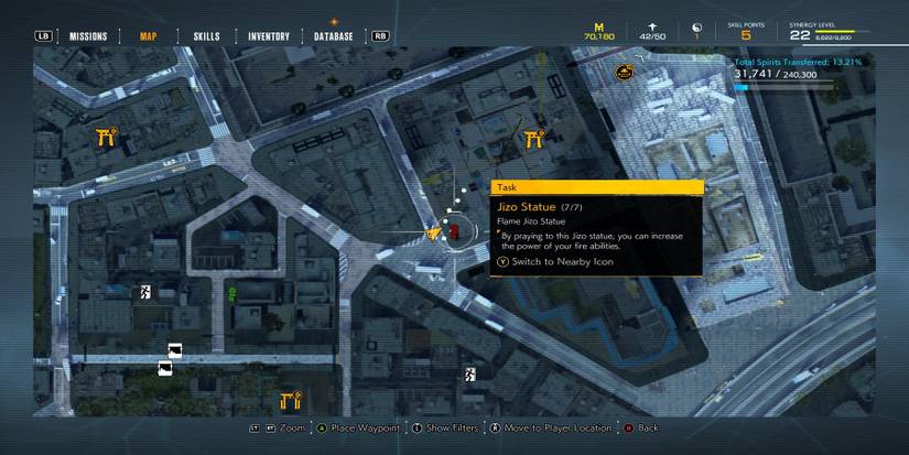 Ghostwire Tokyo Yashin Fire Map