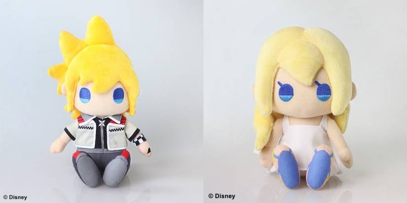 kingdom hearts plushie roxas namine