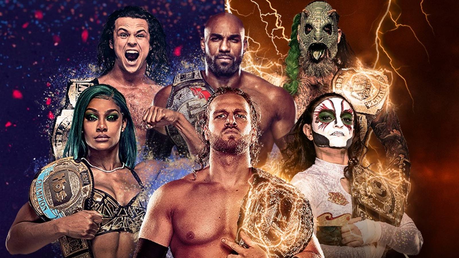 aew current champions april 2022