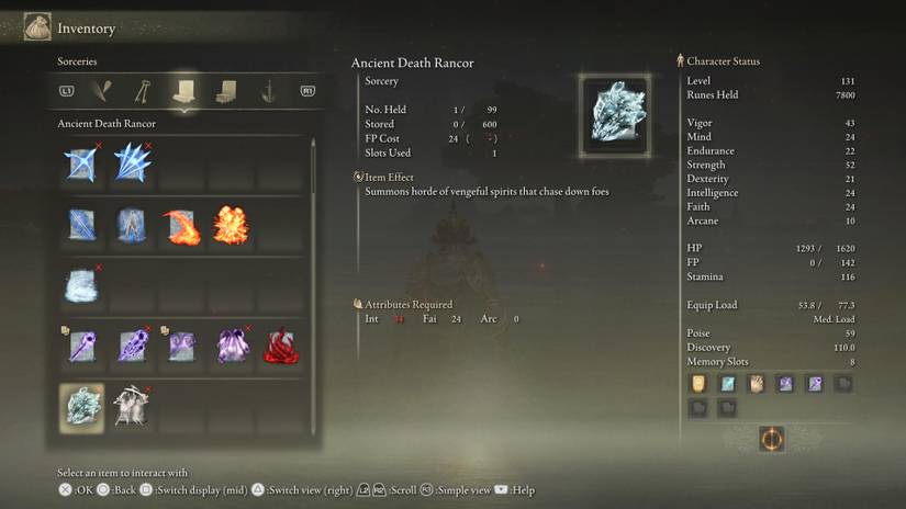 ancient death rancor spell elden ring