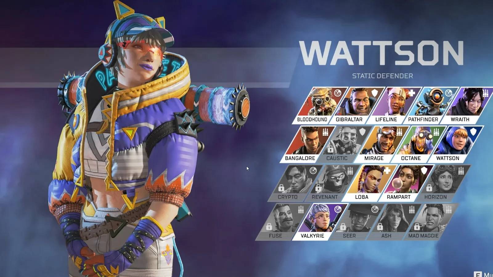 apex legends wattson season 12 legend select