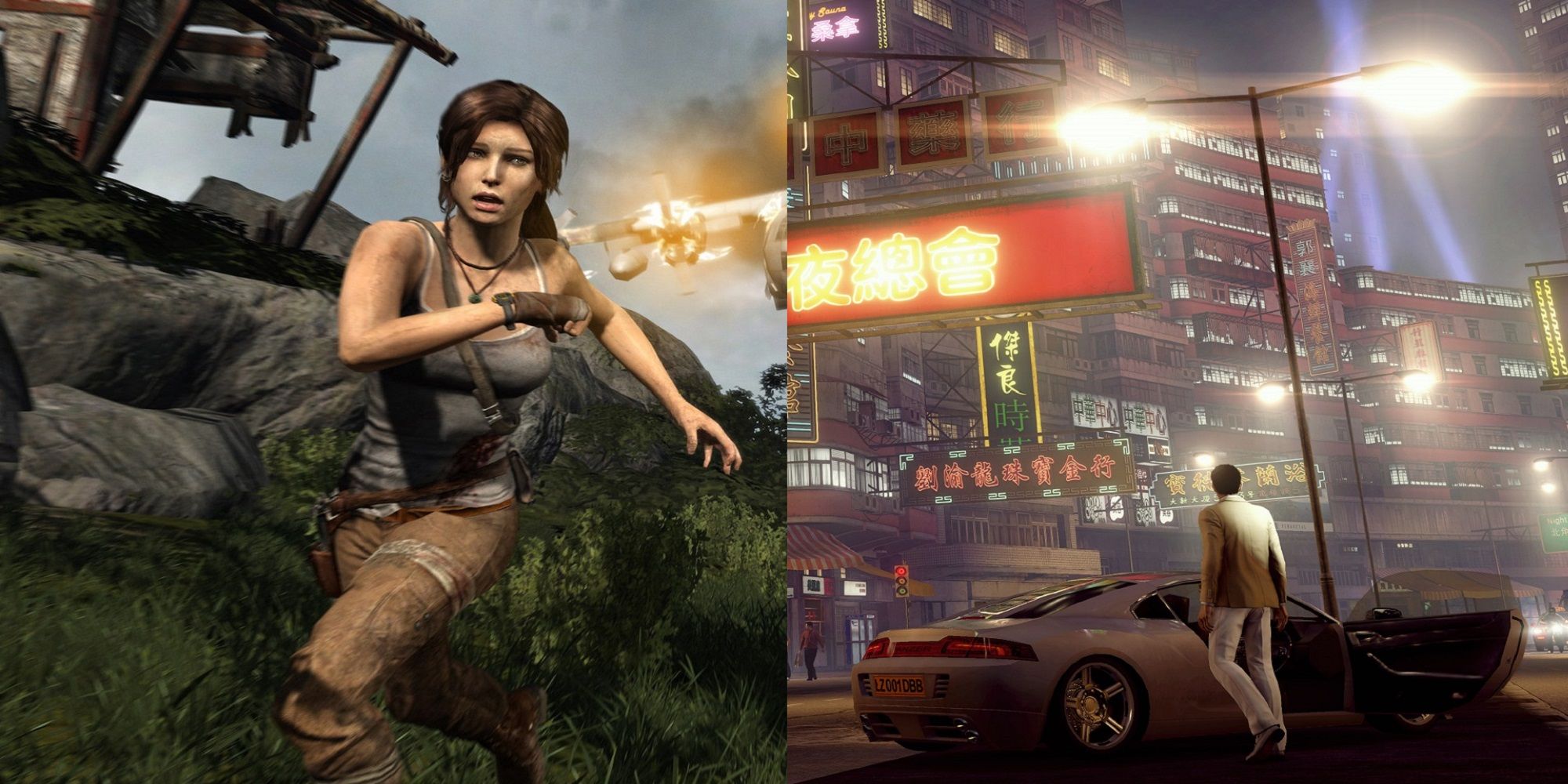 Lara (Tomb Raider) and Wei Shen (Sleeping Dogs)