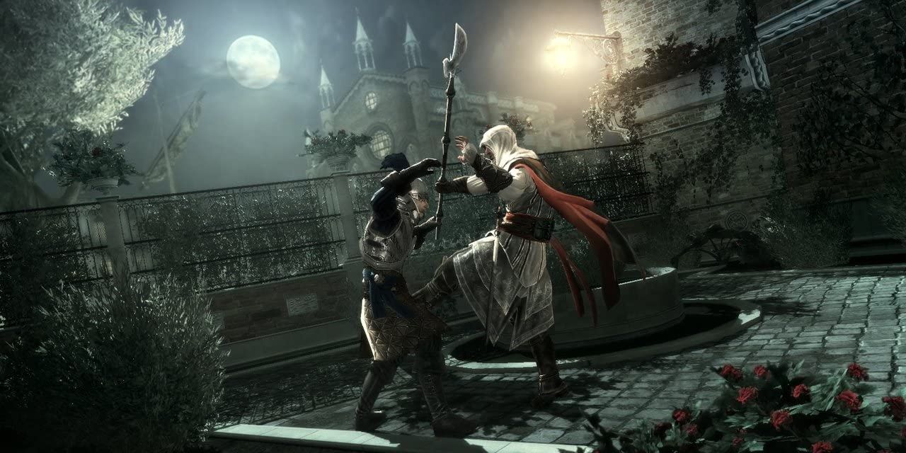 assassins creed 2 ezio fighting a guard Cropped