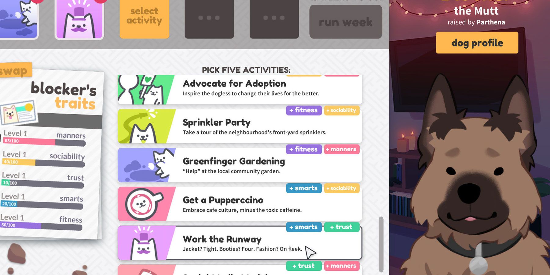 best-friend-forever-video-game-dog-traits-and-activities-menu