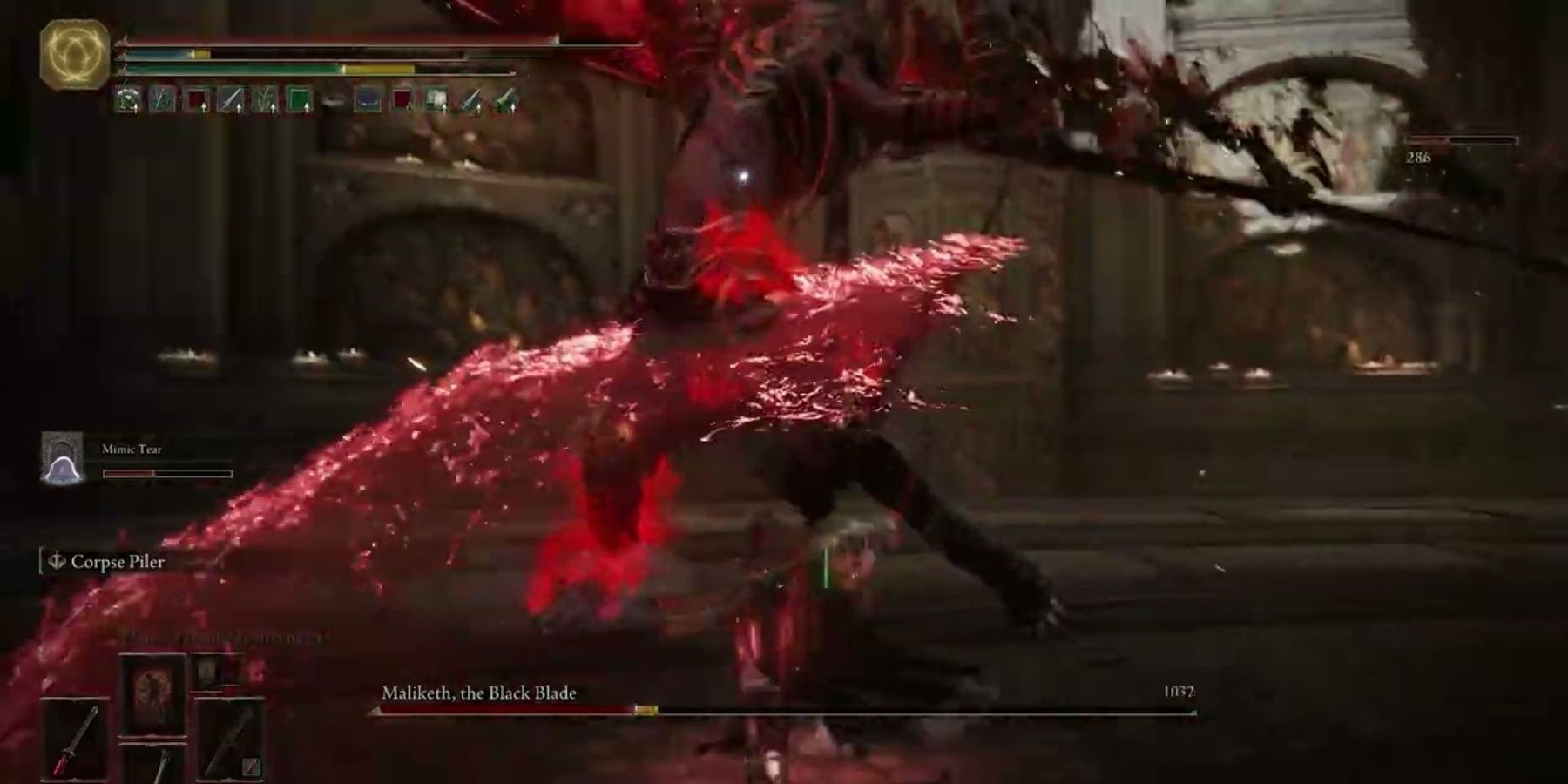 bleed weapon against maliketh in elden ring