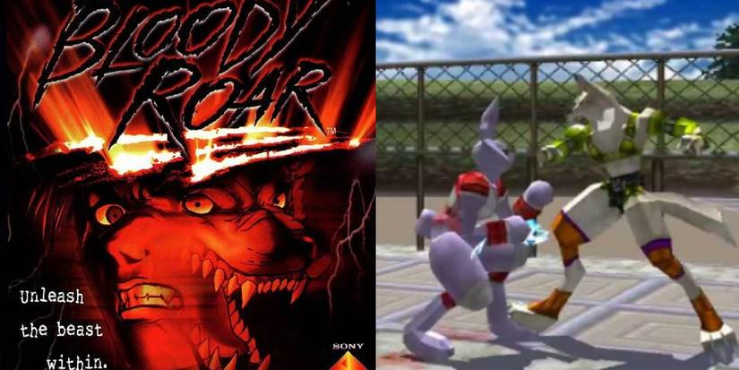 Bloody Roar PS1 Fighting Alice Fox Rabbit