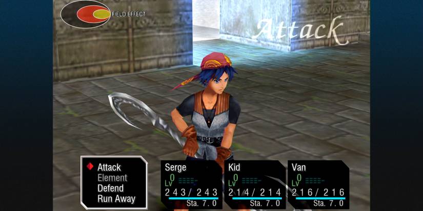 chrono cross battle system